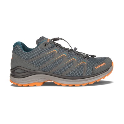 Lowa Maddox Lo Heren - Sneakers Donkergrijs / Oranje FUCQLK048